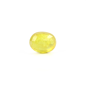Loose 3 Carat Oval Cut Yellow Sapphire Gemstone for Fine Jewelry - Product Image 2