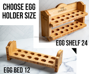 Handmade Eco-Friendly Wooden Egg Holder & Storage Rack Farmhouse Kitchen Organizer for Fresh Eggs Dishwasher <b>Safe</b> - Product Image 4