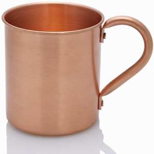 Autentica Tazza da Caffè in Rame con Impugnatura Cilindrica Classica 455ml, Accessorio Regalo Ecologico dalla Turchia - Shark <span class=keywords><strong>Anatolia</strong></span> - Product Image 5