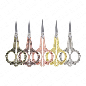 Ciseaux à ongles brodés multicolores de haute qualité, lame tranchante en acier inoxydable, ciseaux de manucure professionnels, design personnalisé - Product Image 2