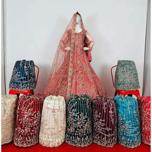 ชุดราตรีแบบดั้งเดิมอินเดียสำหรับงานแต่งงาน - Product Image 5