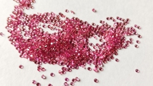 Turmalina Rosa Natural de 2 mm, Corte Brillante Redondo, Facetada, Piedra Preciosa Suelta para Joyería, Turmalina Rosa Calibrada - Product Image 5