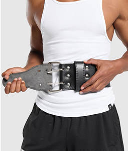 เข็มขัดยกน้ำหนักแบบหนาพิเศษพร้อมตัวล็อคเหล็กสำหรับสควอท ยี่ห้อ Fuzenta International ผลิตจากหนังพรีเมียมสำหรับเพาเวอร์ลิฟติ้ง - Product Image 2