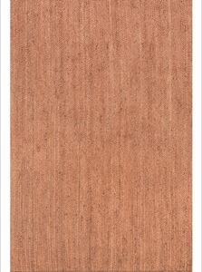 Tapis en jute tressé à la main, écologique, rustique, couleur unie, à poils ras, pour salon et chambre à coucher - Product Image 3