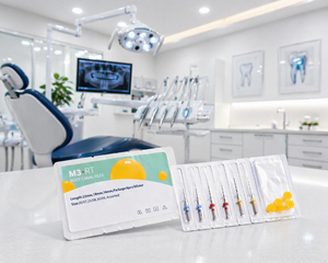 Limas de Endodoncia M3 para Retratamiento, Sistema Rotatorio Manual de NiTi, Eliminación de Gutapercha, Certificación CE, Clase II, Limas Dentales Endo OEM - Product Image 1