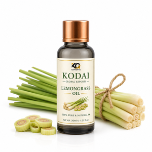 Aceite Esencial de Limoncillo de Tamil Nadu 100% Puro y Natural de Primera Calidad, Destilado al Vapor, para Aromaterapia y Cuidado Facial, Kodai Global Export - Product Image 1