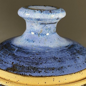 Artisan Glaze <b>Storage</b> Canister Textured Finish Airtight Lid Premium <b>Kitchen</b> Organizer Rustic Countertop <b>Storage</b> Jar - Product Image 4