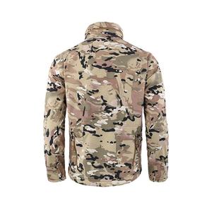 Vente en gros Veste Softshell Imperméable pour Homme 2025 Tissu à Séchage Rapide Respirant Motif Imprimé Décontracté Grande Taille Fermeture Éclair Unisexe - Product Image 3