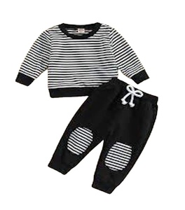<b>Baby</b> <b>Clothes</b> Spring Suits Long Sleeve <b>Rainbow</b> Design Two Pieces Solid Outfits Set <b>Baby</b> <b>Clothes</b> - Product Image 1