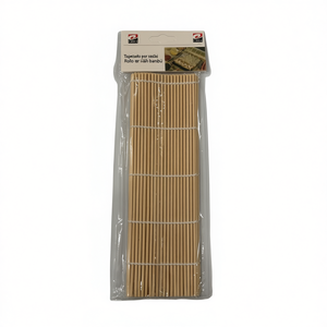 Esterilla de Bambú Ecológica para Sushi, 12/U, 23x24cm, para Preparación Manual de Sushi Enrollado - Product Image 2