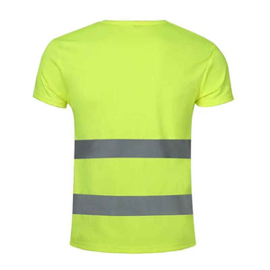 Camisetas Reflectantes de Alta Visibilidad, Ropa de Trabajo de Seguridad con Cinta Reflectante para Trabajadores de la Construcción e Industriales, Personalización OEM - Product Image 2