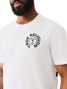 Camiseta de manga corta con estampado de cara de Buda para hombre – Camisetas para hombre, camisetas con estampado gráfico para hombre - Product Image 3