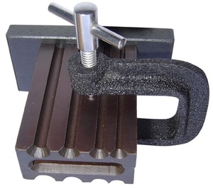 SUNTOOLS/STIPL Stainless Steel Reversible Ingot Mold Clamp Tool for DIY Polishing Irregular Shape - Product Image 1