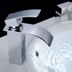 Rubinetto Moderno Monocomando Cromato per Bagno, Miscelatore Monoforo per Lavabo, Rubinetto Monoforo per Bagno - Product Image 4