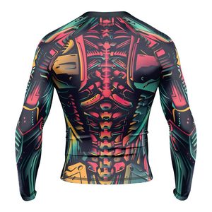 เสื้อแรชการ์ดแบบสั่งทำ OEM สำหรับทุกเพศ ป้องกันรังสียูวี UPF 50 ผลิตจากผ้าโพลีเอสเตอร์คุณภาพสูง ระบายอากาศได้ดี ป้องกันการเกิดผื่น ขายส่ง OEM - Product Image 5