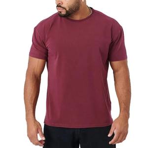 Camiseta de Hombre 100% Algodón Jersey, Corte Regular, Lisa, Personalizable, de Alta Calidad, Transpirable, Secado Rápido, Estilo Casual Vintage - Product Image 2