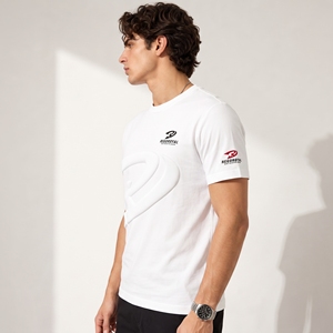 T-shirt imprimé pour homme, coupe classique, confortable, style streetwear décontracté, matière douce, design texturé en relief, col rond, manches courtes - Product Image 6