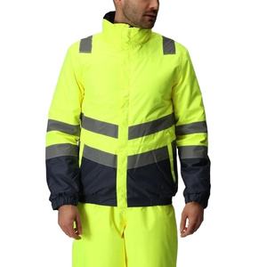Veste de sécurité réfléchissante haute visibilité pour hommes, vêtements de travail industriels, imperméable, OEM, usine pour hommes - Product Image 2