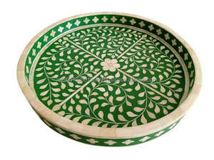 Bandeja de Servicio de Madera de Mango Esmaltada Personalizada de Alta Calidad al por Mayor para Restaurantes y Hoteles, Suministros Decorativos para Ramadán - Product Image 2