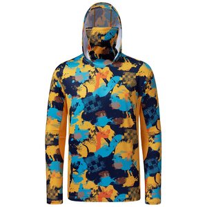 Camisa de Pesca al por Mayor con Impresión de Logotipo Personalizado, Protección Solar, Camisa Casual de Manga Larga para Hombre, Camisa de Pesca Masculina para Exteriores - Product Image 2