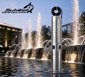Stainless Steel Impeller <b>pump</b> 4SP Stainless Steel 2 M3/h Multistage <b>Submersible</b> Water <b>Pump</b> 0.5HP 220V Single Phase OEM - Product Image 1