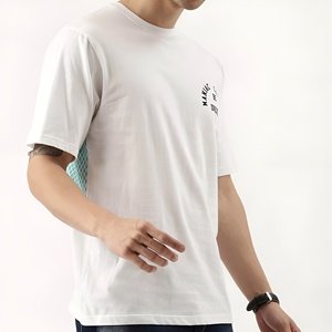 Camiseta Personalizada para Hombre, Talla Grande, 100% Algodón, Tela Gruesa, Diseño con Parches, 260 g/m², Estilo Urbano, Lavado DTG - Product Image 4