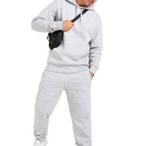 TO [ชุดวอร์มสองชิ้นเสื้อฮู้ดกีฬาแขนยาวและกางเกงขายาวผ้าฟลีซผ้าฝ้าย100% สำหรับผู้ชายขนาดใหญ่พิเศษ - Product Image 1