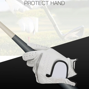 Gant de golf pour main gauche de qualité supérieure pour hommes, en cuir de mouton doux et respirant, avec granules antidérapantes, accessoire de golf - Product Image 6