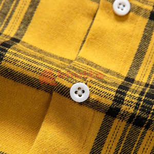 Nuevas Camisas de Franela para Hombre, de Lana, Transpirables, Tejidas, de Manga Larga, Tallas Grandes, Estilo Casual, Personalizadas, al por Mayor, OEM - Product Image 6