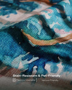 Machine Made Bird Branch Area Rug Modern Nature Bedroom & Hallway Decor Soft Textured Medium Pile <b>Rubber</b> <b>Backed</b> Polyester <b>Carpet</b> - Product Image 4