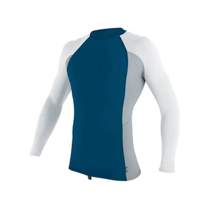 Camiseta de compresión de manga larga para hombre, para entrenamiento, de secado rápido, ligera, para surf y natación. - Product Image 1