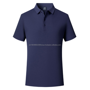 Nouveau Polo Homme Populaire 100% Coton Respirant à Manches Courtes en Maille Imprimé Décontracté Coupe Ample pour le Golf - Product Image 6