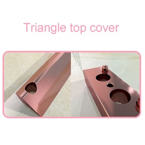 QFWローズゴールド2/4/6/12空洞12穴アルミリップバームリップスティックアルミリップスティックモールド12.1mm DIYリップスティックモールド - Product Image 5