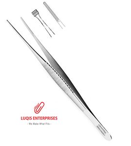 คีมจับอวัยวะขนาดเล็ก ปลายแหลม ทำจากสแตนเลสสตีล คีมผ่าตัดความแม่นยำสูง คีมคุณภาพสูง - Product Image 4