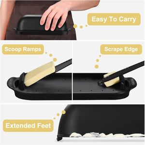 Contenitore per Burro Infrangibile con Coperchio, Decorazione per Cucina Domestica, Contenitore per Burro da Bancone - Product Image 2