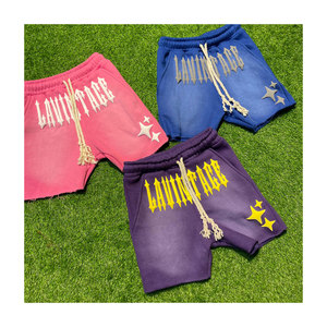 Vêtements de sport personnalisés avec logo imprimé, 100% coton, haut tendance pour hommes, shorts décontractés 100% coton pour hommes avec personnalisation - Product Image 1