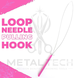 OEM ODM Hair Extension Installation Accessories Kit with <b>Pink</b> Extension Pliers, Threading Loop <b>Tool</b>, Tail Comb & Organizer Pouch - Product Image 6