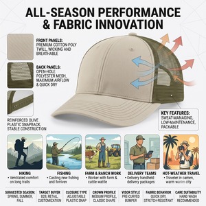 Mesh <b>Cap</b> Denim Front Panel Polyester Mesh Back Metal Snap Closure Custom Rubber Patch Private Label Wholesale - Product Image 2