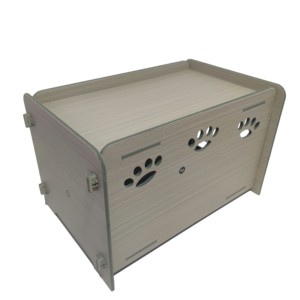 Elegantes muebles de madera marrón para mascotas, pieza bellamente elaborada para sus mascotas mientras agrega un toque de calidez a la decoración de su hogar - Product Image 6