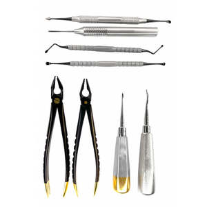 Instrumental Quirúrgico Dental de Precisión, Kit de Extracción Atraumática de 8 Piezas, Acero Inoxidable Alemán, Manual, CE, por Dentavex - Product Image 2