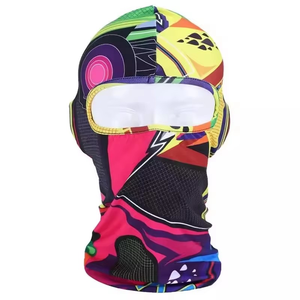Nouvelle cagoule de ski unisexe pour adulte, imprimée par sublimation, intégrale, respirante, protection UV, coupe-vent, en polaire, pour le ski - Product Image 2