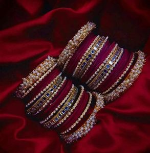 Reasonable Prices Glass Churiya Set for Party & Casual Wear Hot Sale Low MOQ High Quality Glass <b>Bangles</b> Sets - Product Image 4