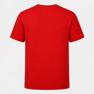 <b>Red</b> Short Sleeve Front Print T-Shirt Last Fuel Sunset Outback Road Service Desert Retro Design Crew Neck Men's 100% Cotton - Product Image 2