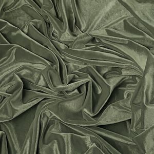 Tissu en velours vert de haute qualité, 100% polyester, doux, respirant, tissé, pour robes, chemisiers, vêtements, taille personnalisée, OEM, 130 GSM - Product Image 6