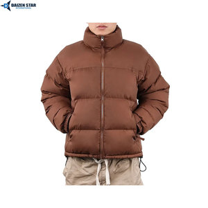 Winter Eco-Friendly Insulated Waterproof Windproof Zipper Puffer Jacket Anti-UV Protection Lightweight Warm Outdoor Front - Product Image 3