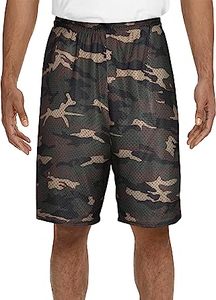 Shorts en maille pour hommes avec poches, taille élastiquée, tissu en maille 100% polyester pour un confort optimal, shorts en maille pour hommes sur mesure - Product Image 5