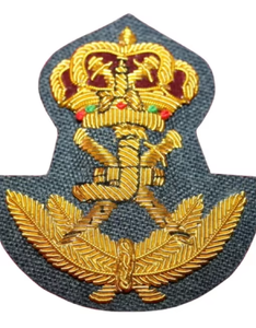 Insignias y Parches Personalizables para Uniformes con Hilo de Oro Bordado a Mano OEM, Insignia para Blazer Personalizada con Hilo de Oro - Product Image 3