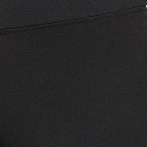 Ensemble de yoga noir et jaune uni, haut court dos nageur et pantalon taille haute mi-mollet, 2 pièces, en Spandex et Polyester, respirant et écologique - Product Image 6