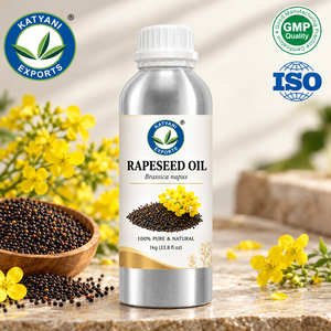 1 KG Aceite de Colza (Brassica Napus) Puro Natural Prensado en Frío - Aceite Portador Botánico para Aplicaciones Industriales - India - Product Image 6