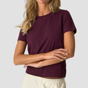 Custom Color Quick Dry <b>Athletic</b> Fitness T-Shirt Wholesale Low Price Short Length Round Neck Cotton Material Knitted Tee - Product Image 1
